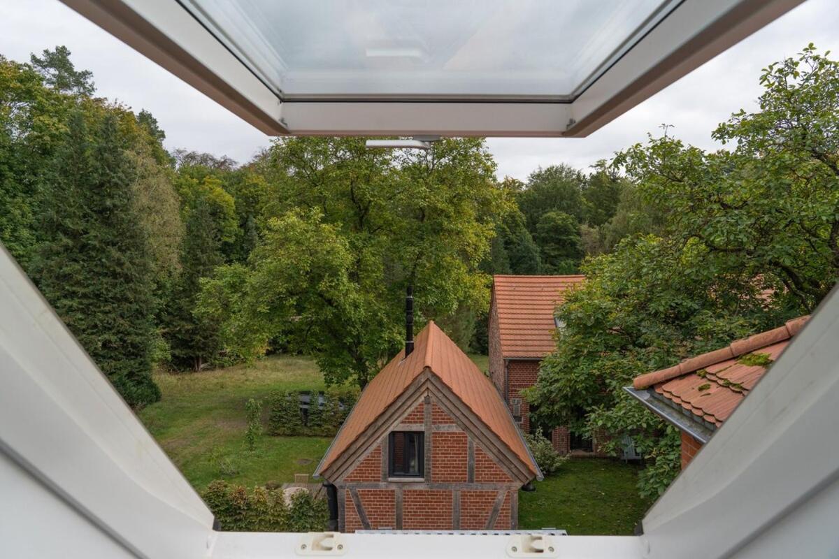 Wald- Und Seeidyll Im Historischen Forsthaus Neuruppin Exteriör bild